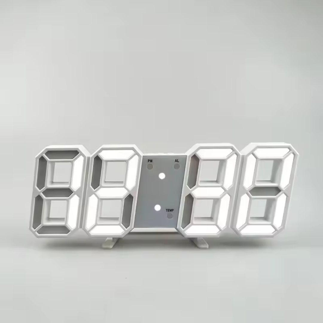 Reloj dígital LED 3D