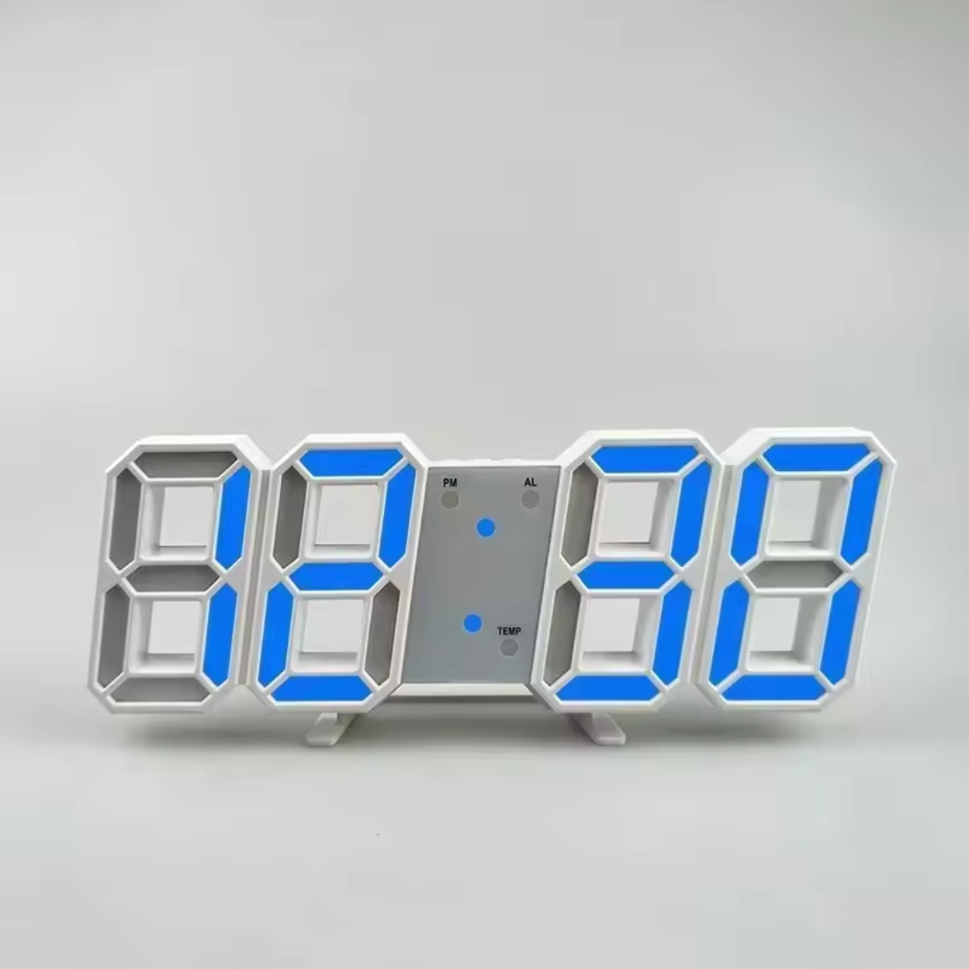 Reloj dígital LED 3D