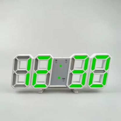 Reloj dígital LED 3D