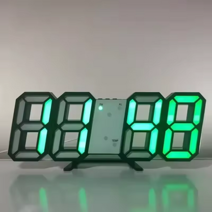 Reloj dígital LED 3D