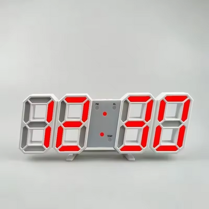 Reloj dígital LED 3D